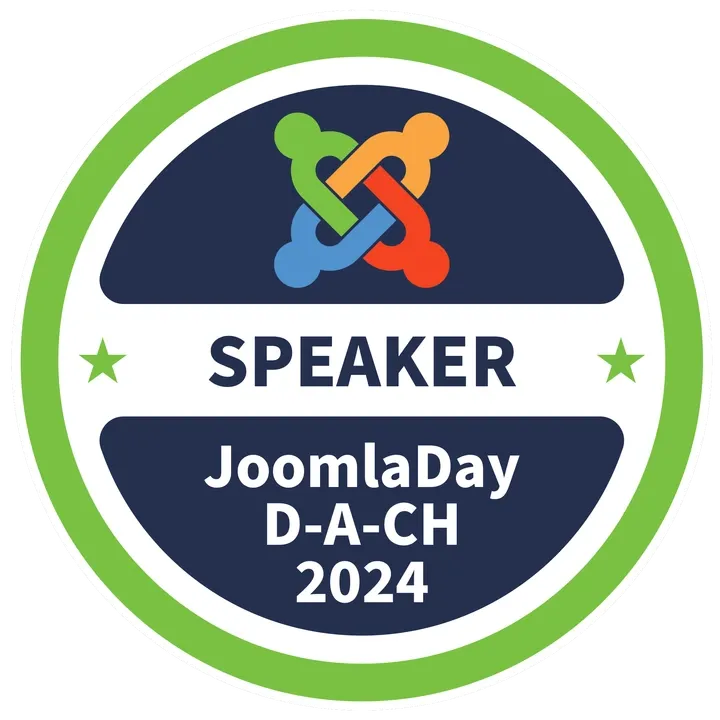 Speaker JoomlaDay D-A-CH 2024